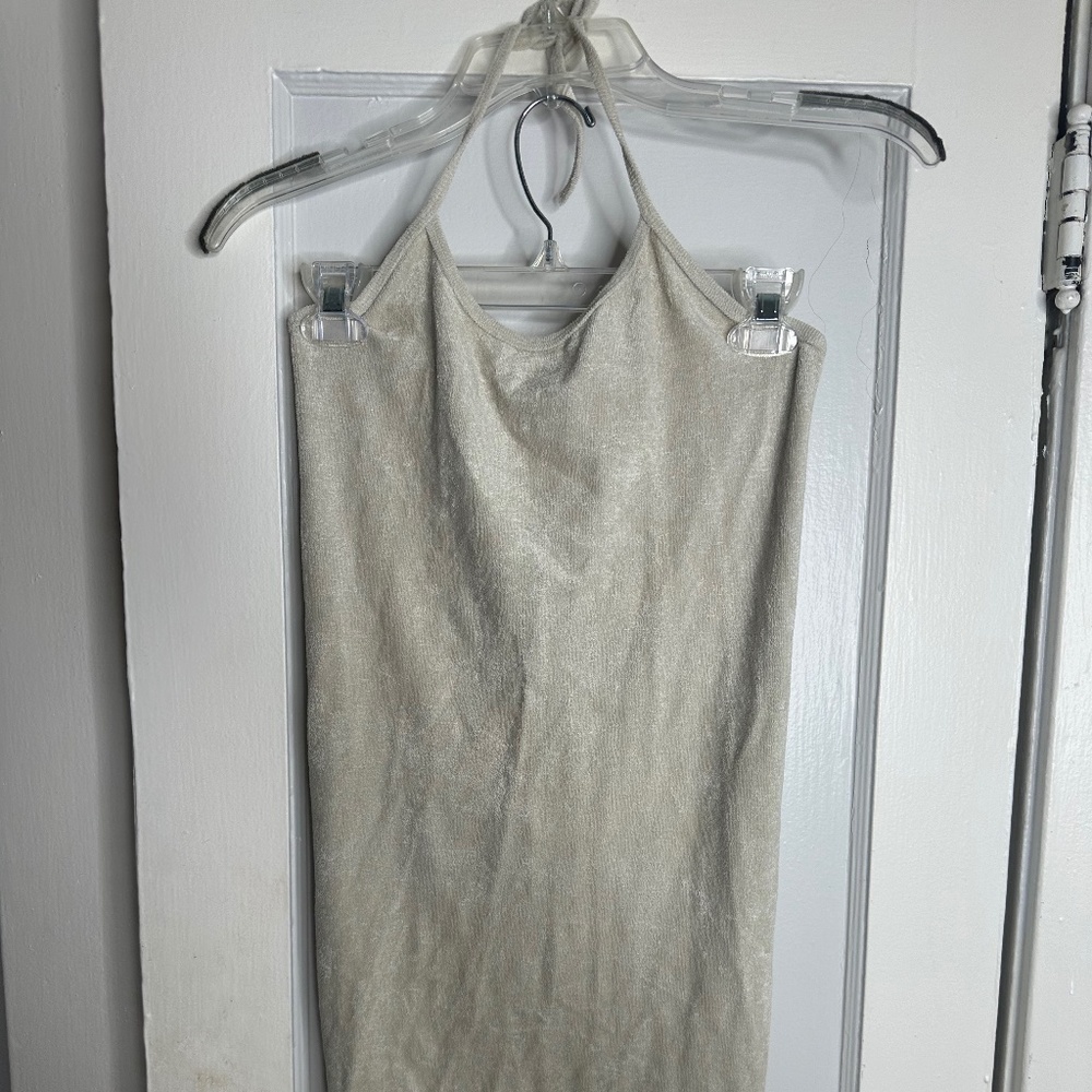 Zara Limitless Contour Collection Terry Cloth Dress NWT